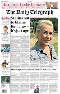 Portada de Daily Telegraph (Royaume-Uni)