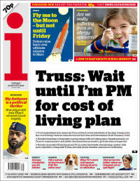 Portada de The i (Royaume-Uni)