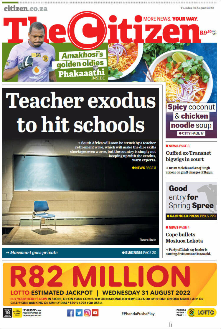 Portada de The Citizen (Afrique du Sud)