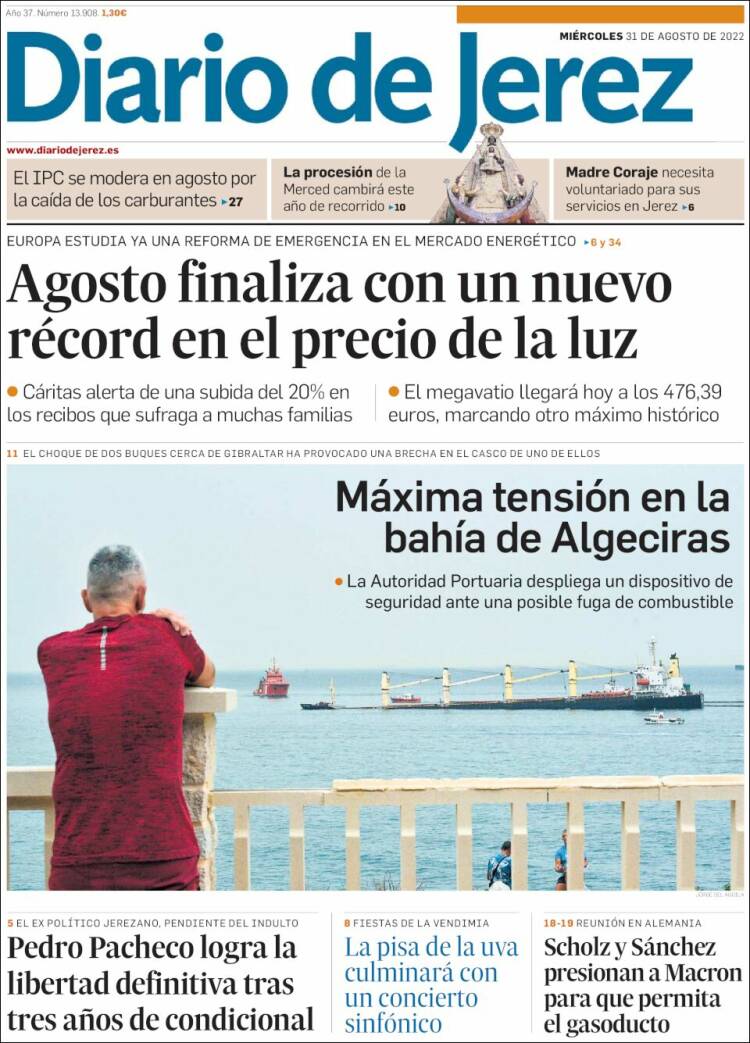 Portada de Diario de Jerez (España)