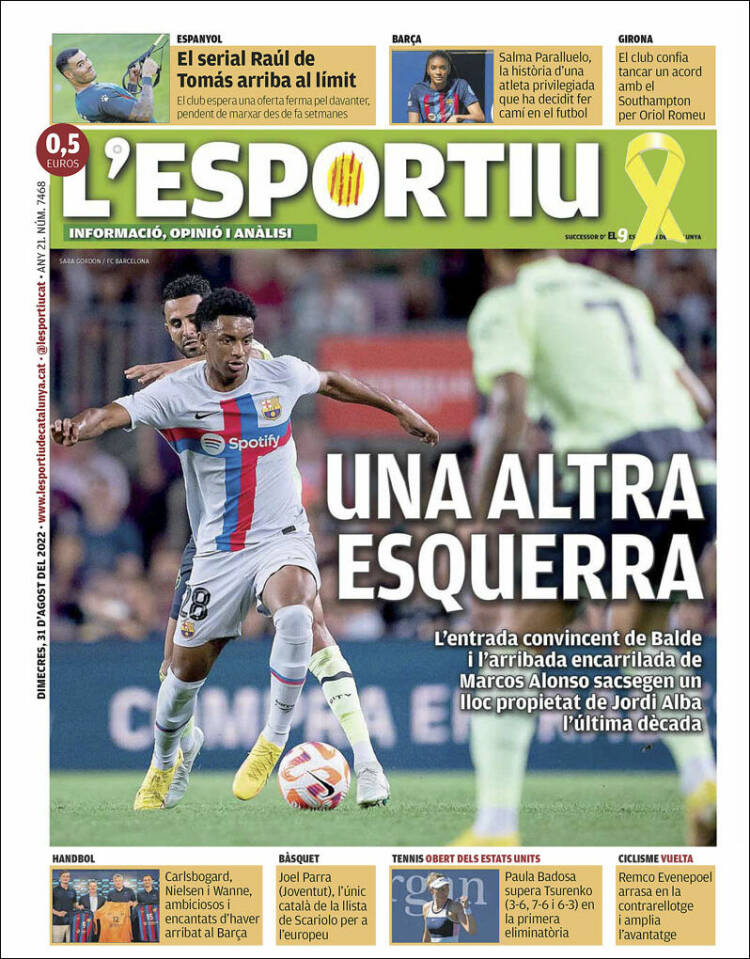 Portada de L'Esportiu (España)