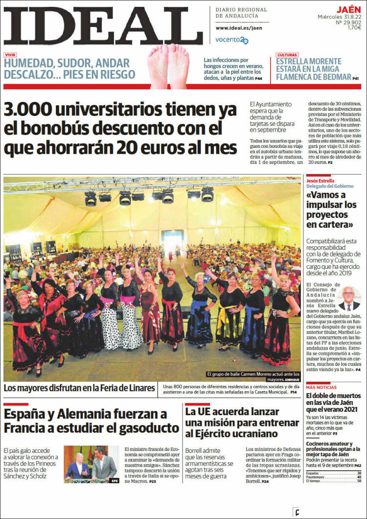 Portada de El Ideal de Jaén (España)