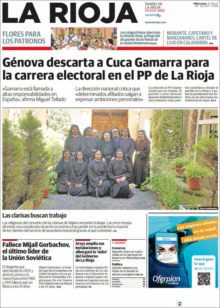 Portada de La Rioja (España)