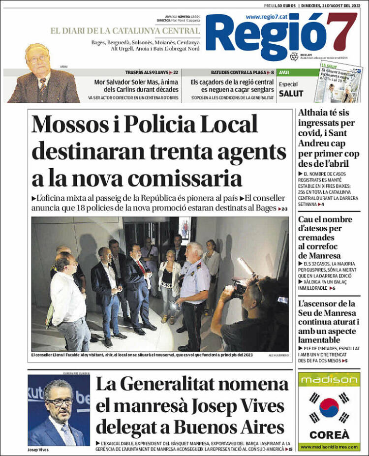 Portada de Regio7 (España)