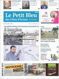 Portada de Le Petit Bleu (Francia)
