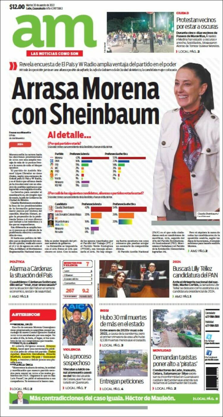 Portada de Al Día A.M. (M&eacute;xico)