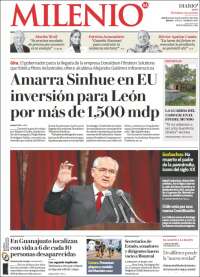 Portada de Milenio de León (M&eacute;xico)