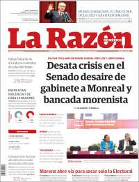 Portada de La Razón (M&eacute;xico)