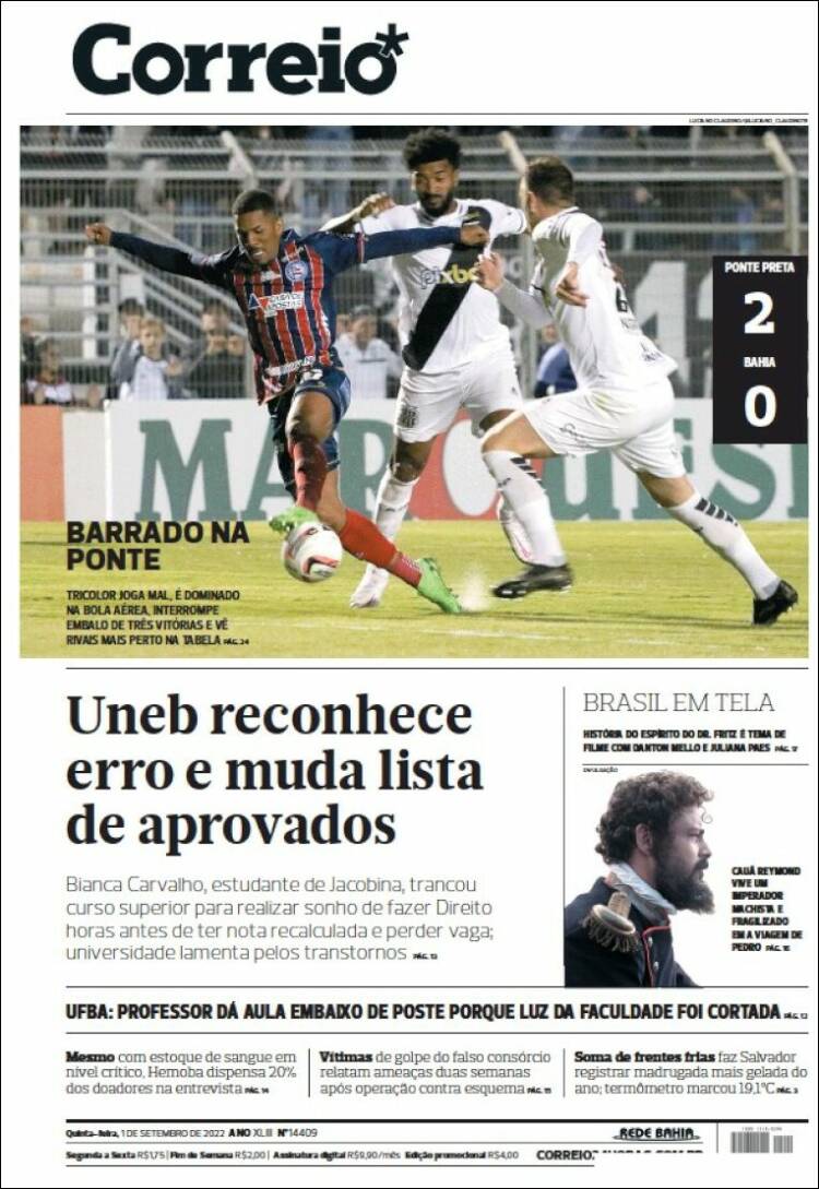 Portada de Correio* (Brasil)