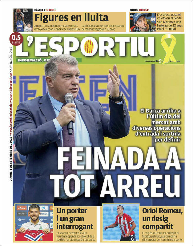 Portada de L'Esportiu (España)
