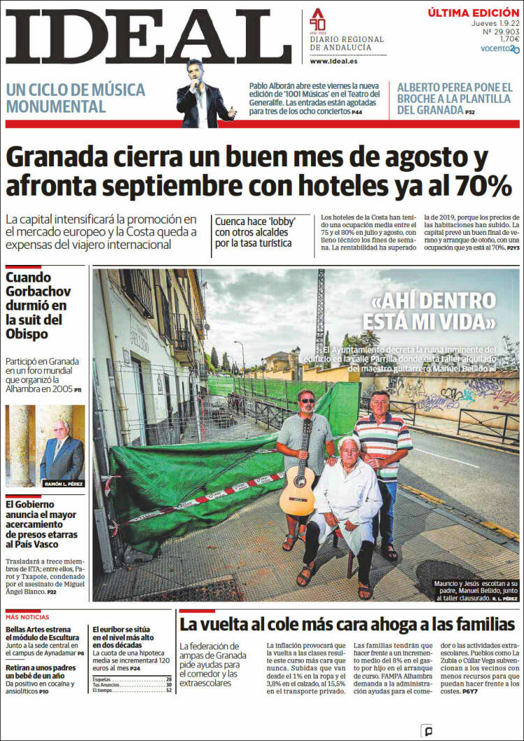 Portada de Ideal (España)