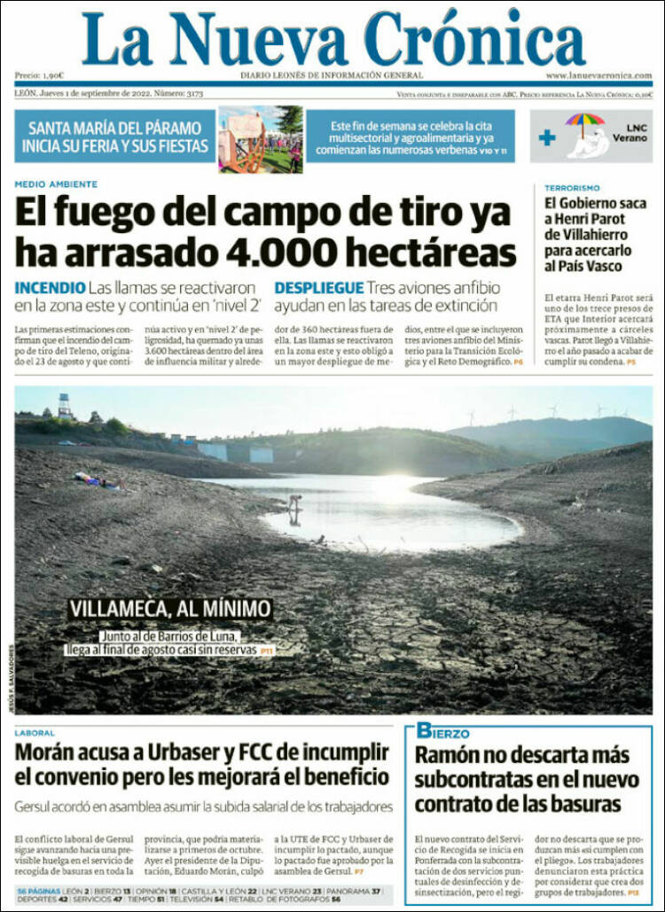 Portada de La Nueva Crónica (España)