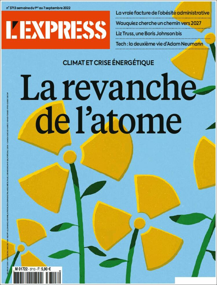 Portada de L'Express (Francia)