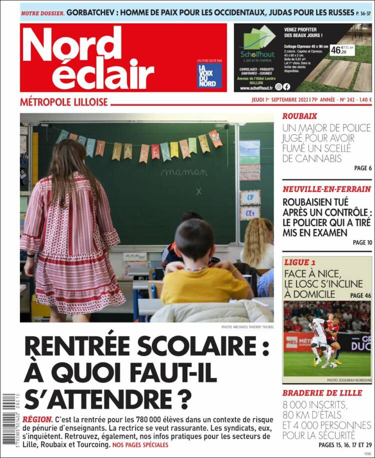 Portada de Nord Éclair (Francia)