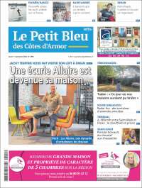 Portada de Le Petit Bleu (Francia)