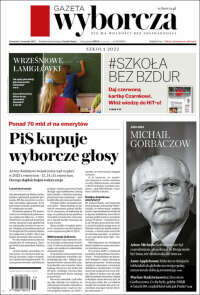 Portada de Gazeta Wyborcza (Polonia)