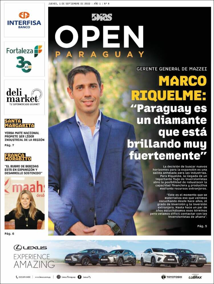 Portada de 5 Días (Paraguay)