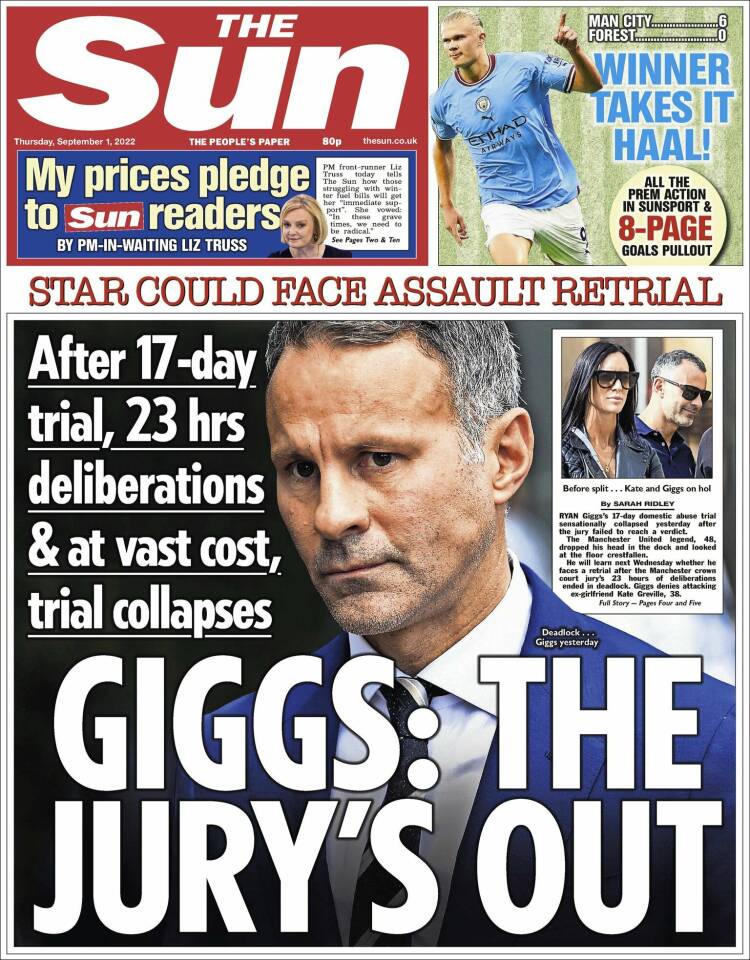 Portada de The Sun (Reino Unido)