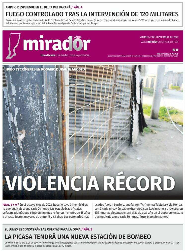 Portada de Mirador Provincial (Argentina)