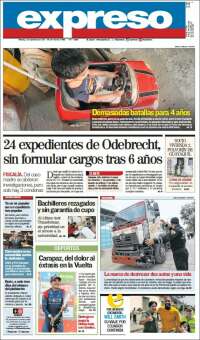 Portada de Expreso (Ecuador)