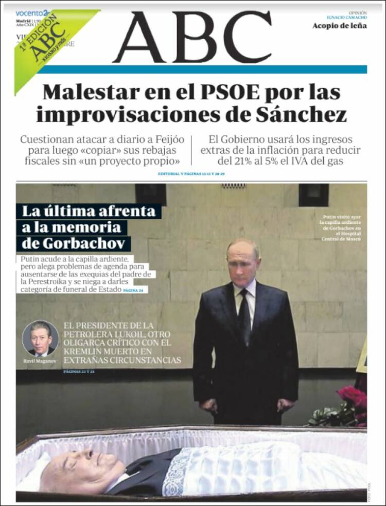 Portada de ABC (Espagne)