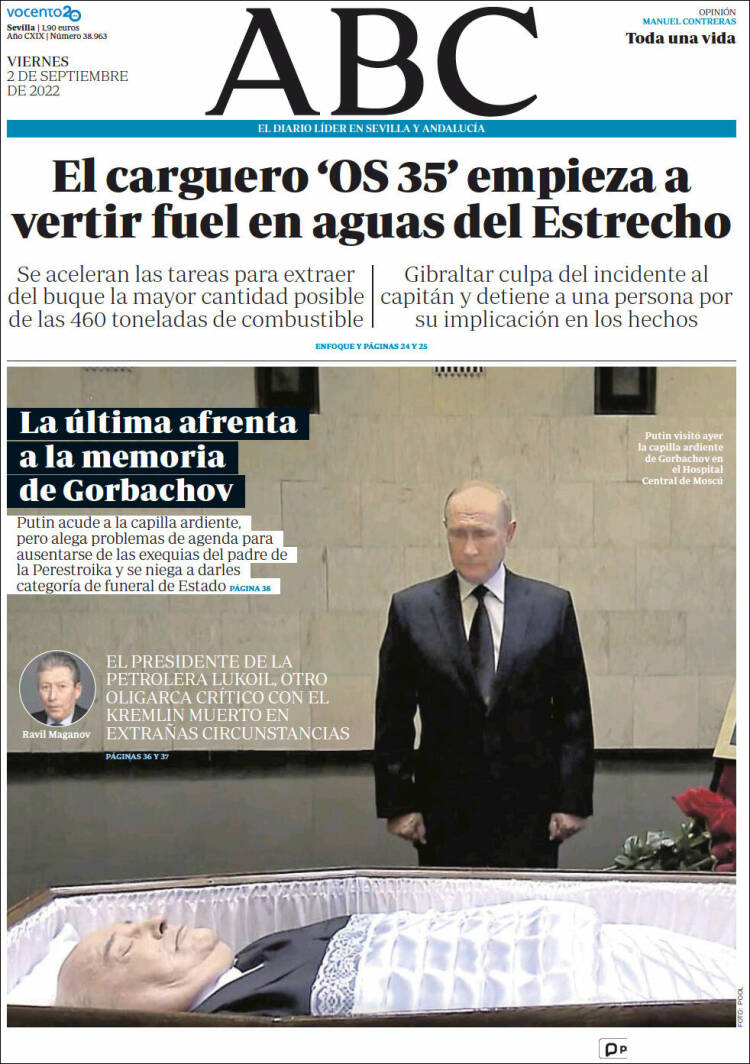 Portada de ABC - Sevilla (Espagne)