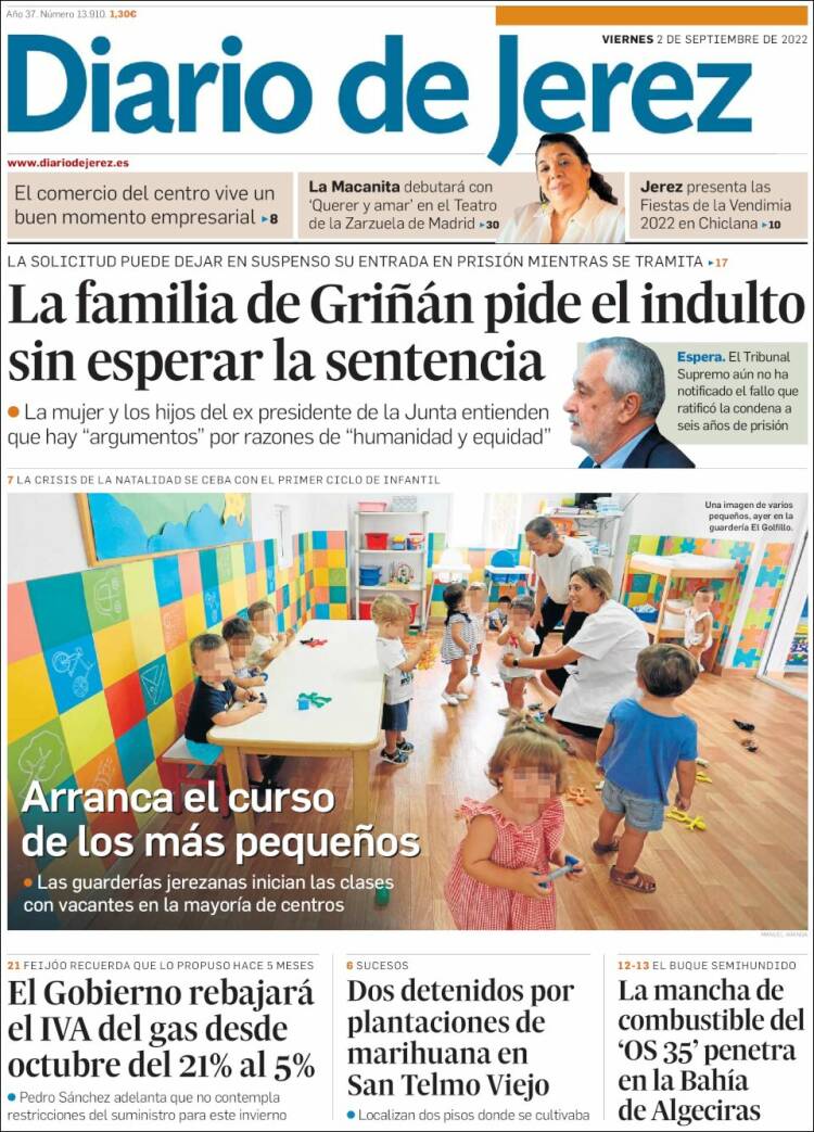 Portada de Diario de Jerez (Espagne)