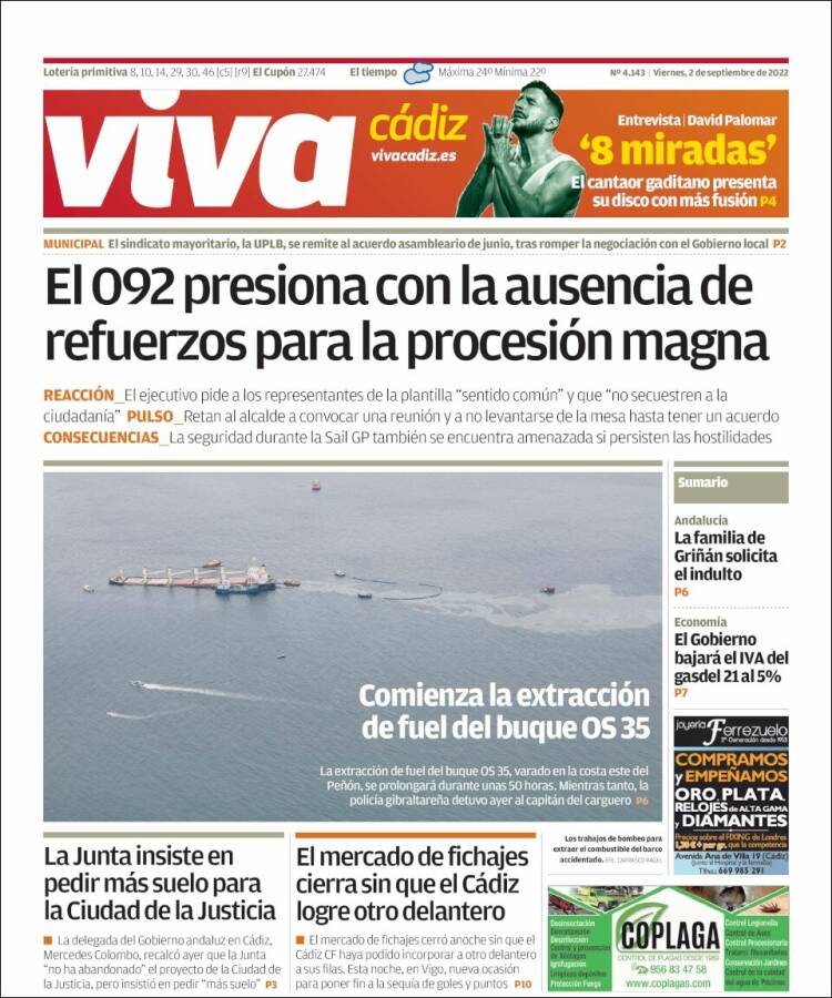 Portada de Información - Cadiz (España)