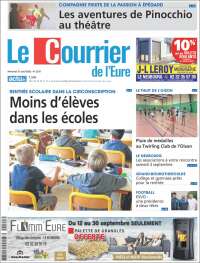 Portada de Le Courrier de l'Ouest (Francia)