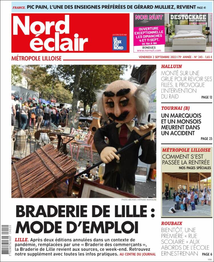 Portada de Nord Éclair (Francia)