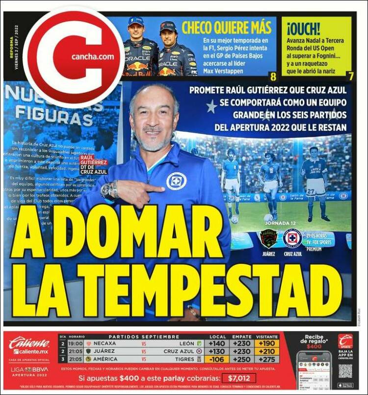 Portada de Cancha (México)