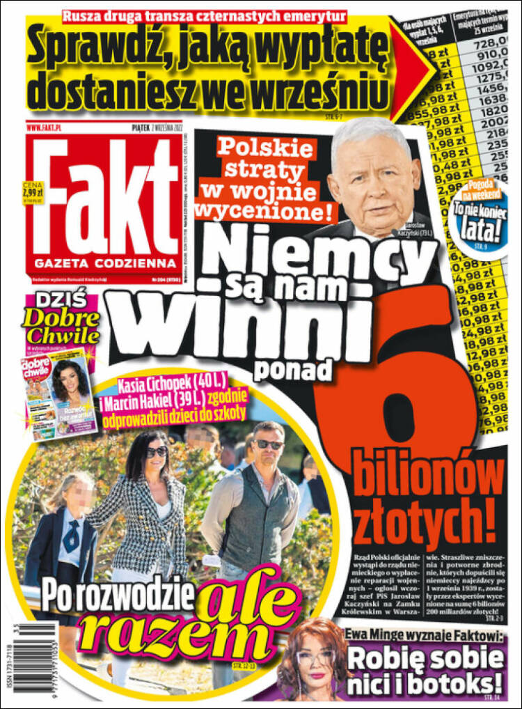 Portada de Fakt (Polonia)
