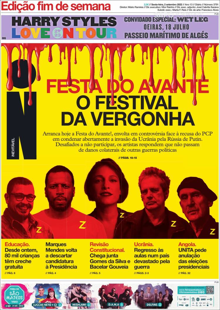 Portada de I - informação (Portugal)