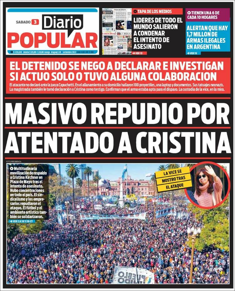 Portada de Diario Popular (Argentina)