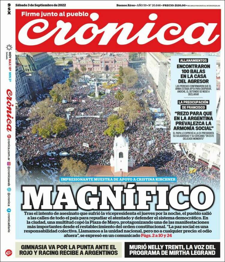 Portada de La Voz del Chaco (Argentina)