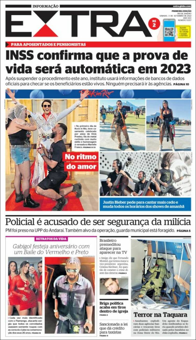 Portada de Extra (Br&eacute;sil)