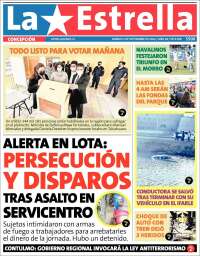 Portada de La Estrella de Concepción (Chile)