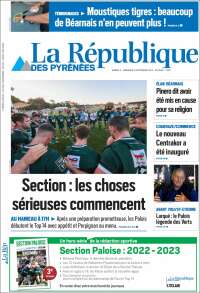 Portada de La République des Pyrénées (France)