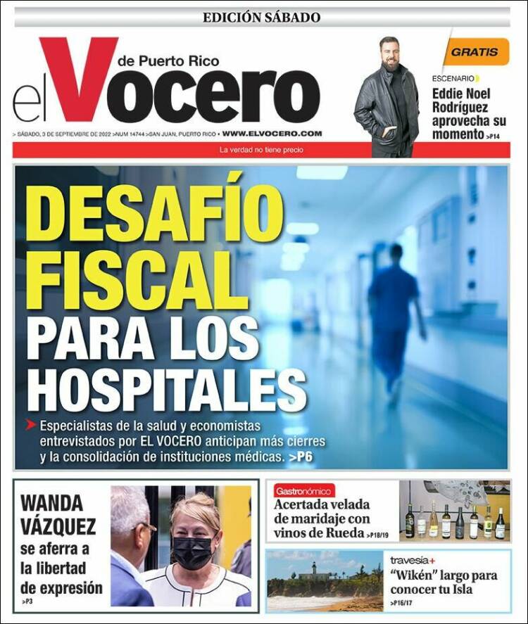 Portada de Vocero (Puerto Rico)