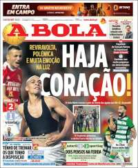 Portada de A Bola (Portugal)