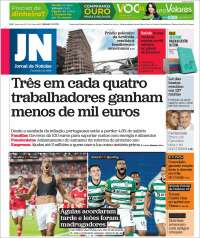 Portada de Jornal de Notícias (Portugal)