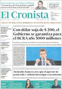 Portada de El Cronista Comercial (Argentina)