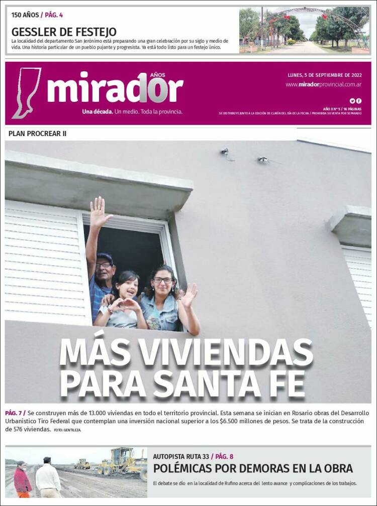 Portada de Mirador Provincial (Argentina)