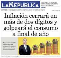 Portada de La República (Costa Rica)