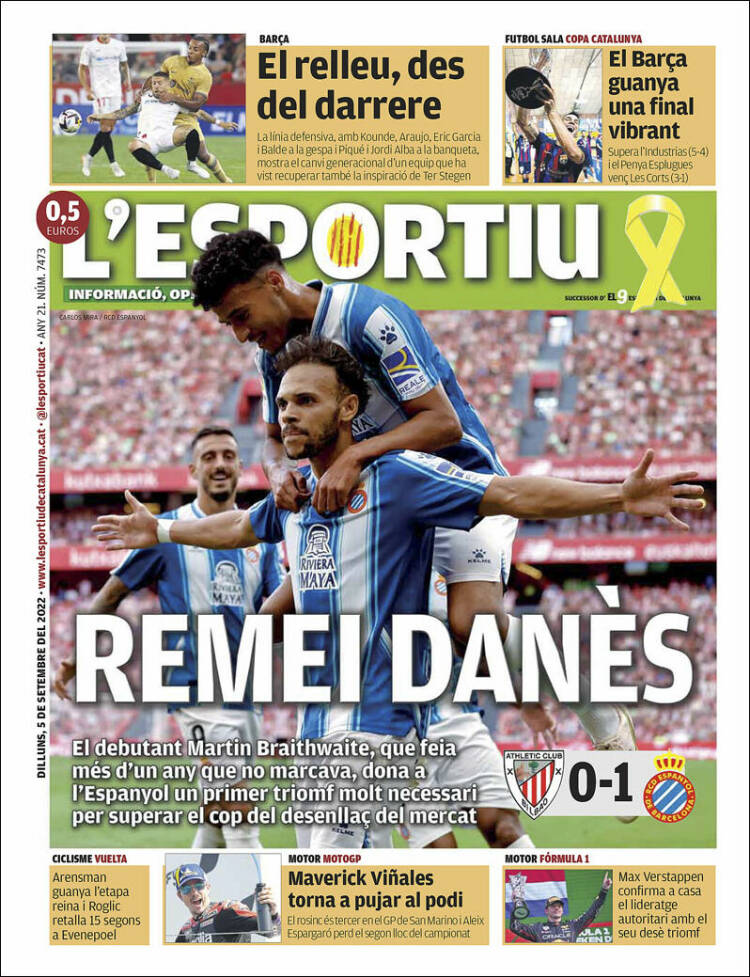 Portada de L'Esportiu (España)