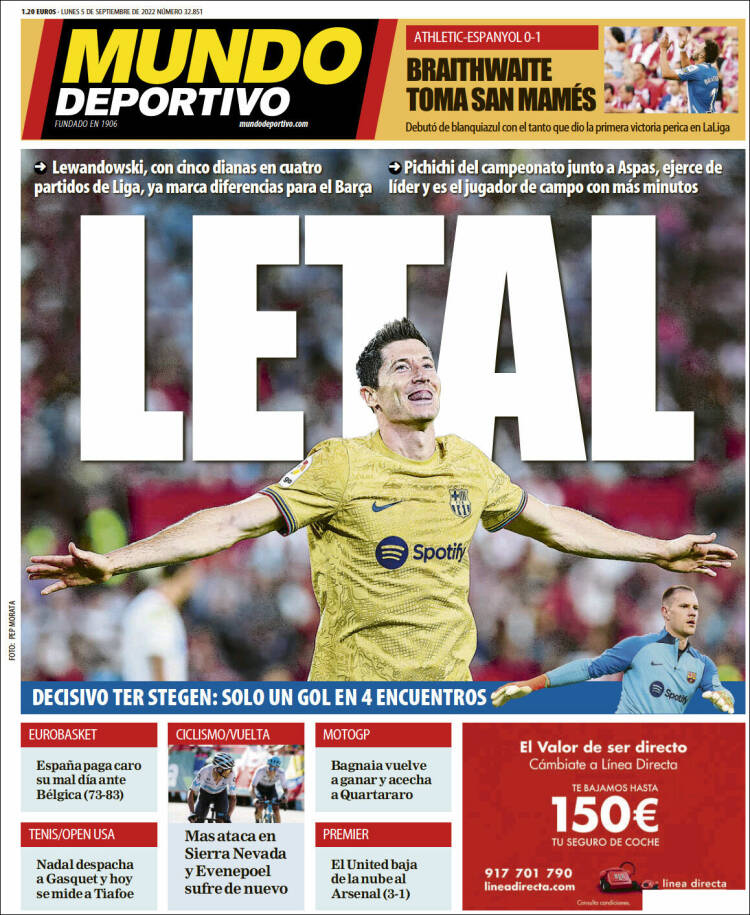 Portada de Mundo Atlético (España)