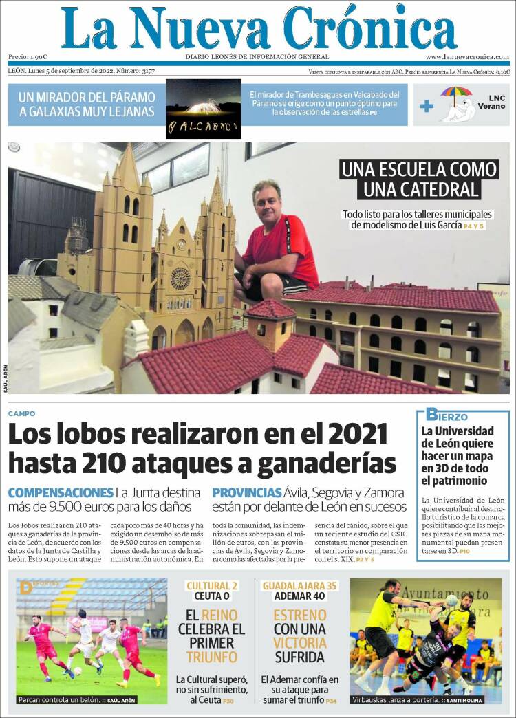 Portada de La Nueva Crónica (España)