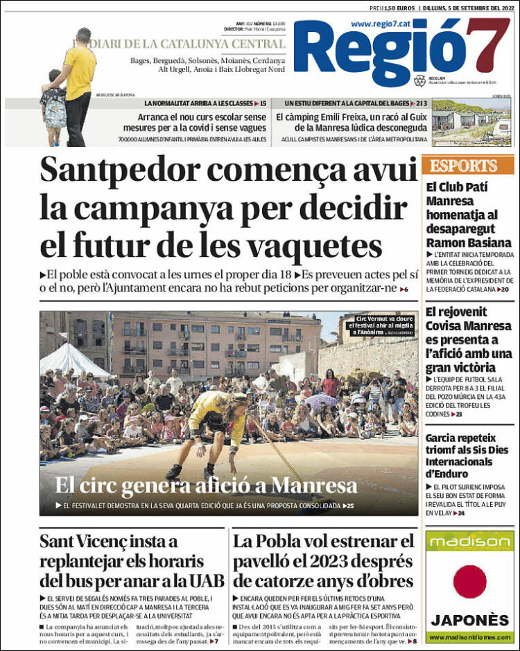 Portada de Regio7 (España)