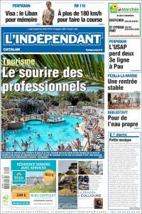 Portada de Le Indépendant (Francia)