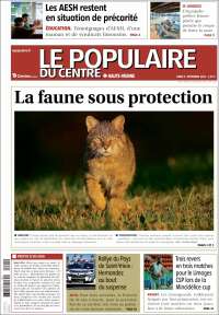 Portada de Le Populaire du Centre (Francia)